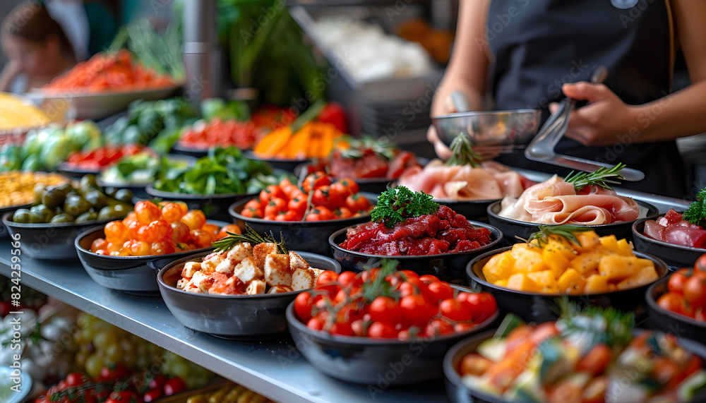 Obraz premium food background