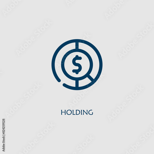 Vector graphic of a dollar sign icon, illustration sign and symbol for finance and profitability