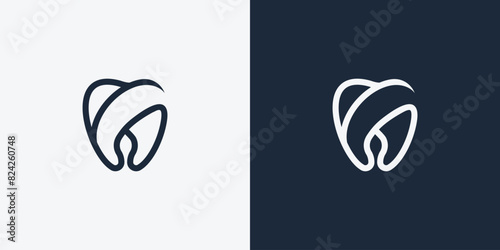 Modern Dental care clinic logo design 