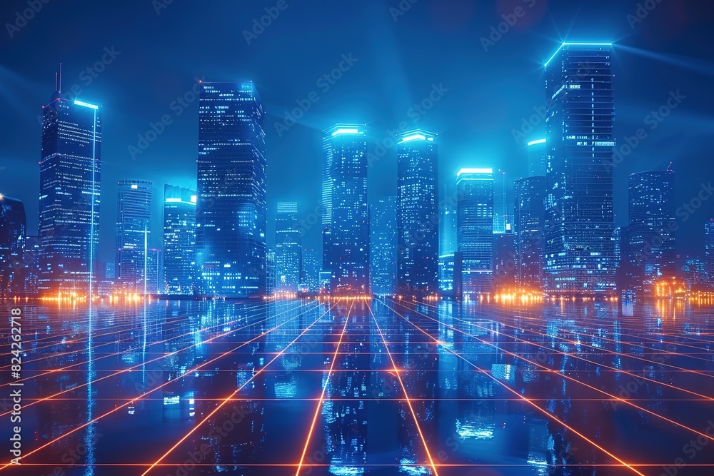 The Lines of Electronic Scattering and Cities The Lines of Electronic Scattering and Cities
