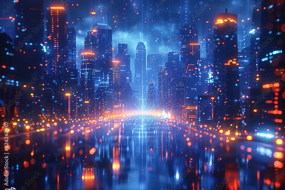 The Lines of Electronic Scattering and Cities The Lines of Electronic Scattering and Cities
