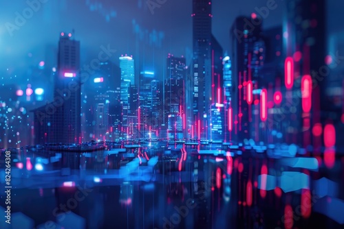 Wallpaper Mural The Lines of Electronic Scattering and Cities Torontodigital.ca