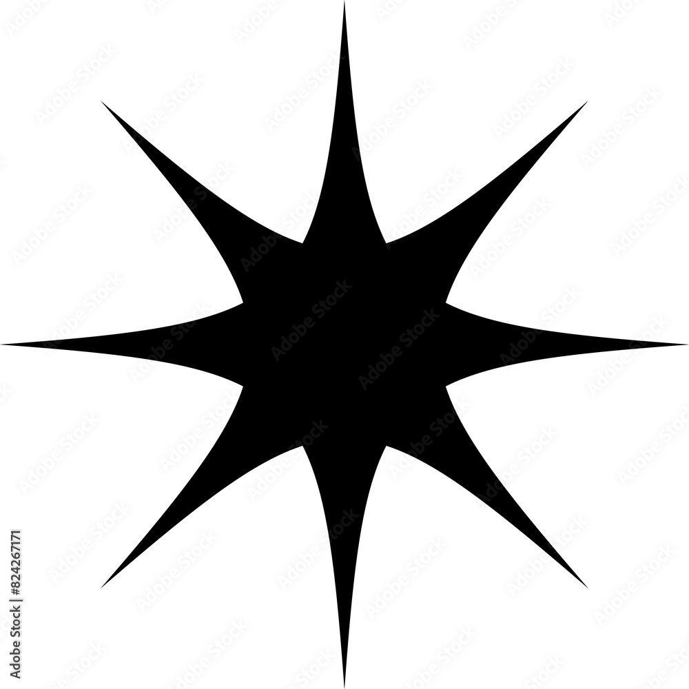 Brutalism geometric shape, retro abstract symbol Brutalism geometric shape, retro abstract symbol