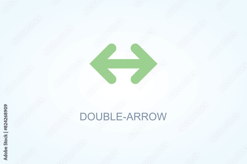 Double Arrow Vector Or Logo Sign Symbol Illustration Double Arrow Vector Or Logo Sign Symbol Illustration