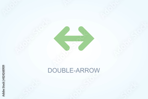 Double Arrow Vector  Or Logo Sign Symbol Illustration