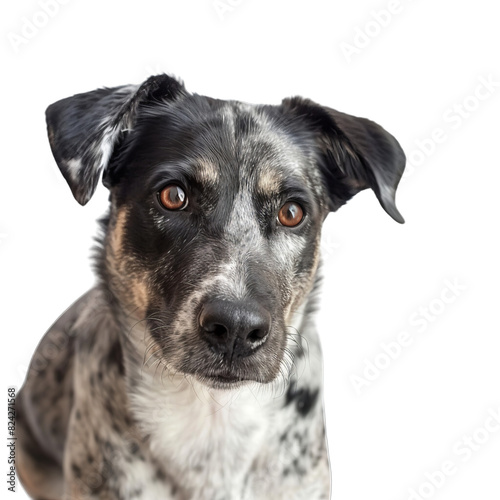 Vibrant Catahoula Dog in Action  Unique American Breed