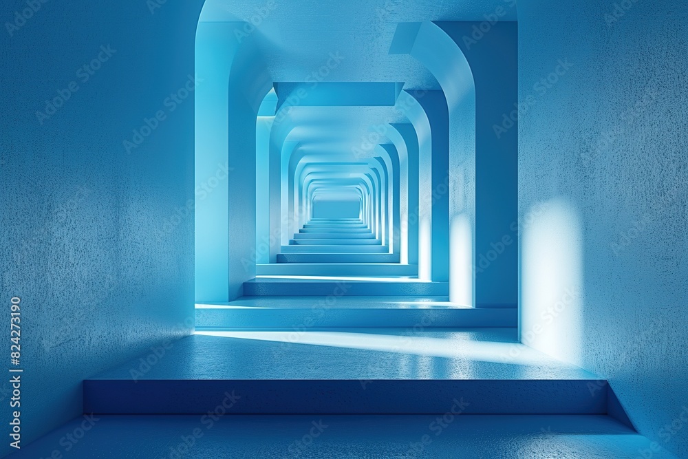 Tunnel frame of light Tunnel frame of light