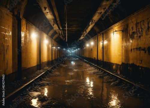 train station at night