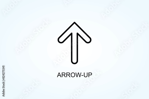 Arrow Up Vector  Or Logo Sign Symbol Illustration