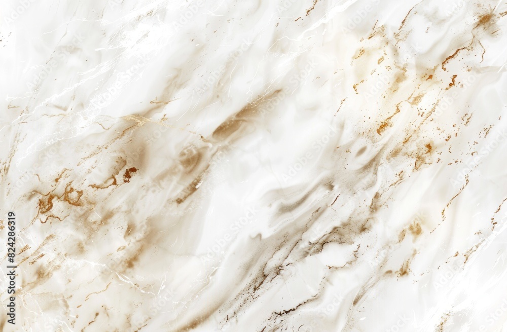 Light brown and beige streaks on a white marble background, perfect for contemporary home decor Light brown and beige streaks on a white marble background, perfect for contemporary home decor