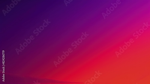 A vibrant gradient background shifting from royal purple to fiery red, creating a bold and lively atmosphere.