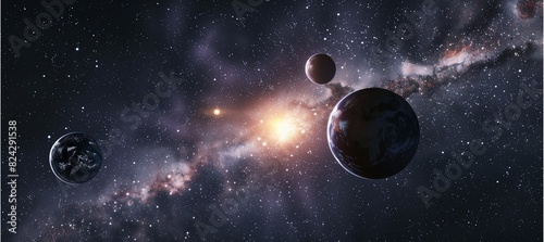 The sun, moon, and Earth align in a breathtaking cosmic trio.