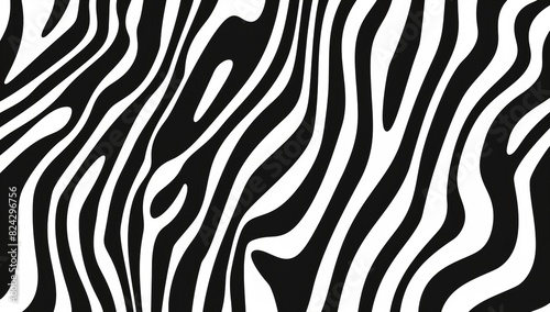 Vector illustration of a simple zebra pattern.