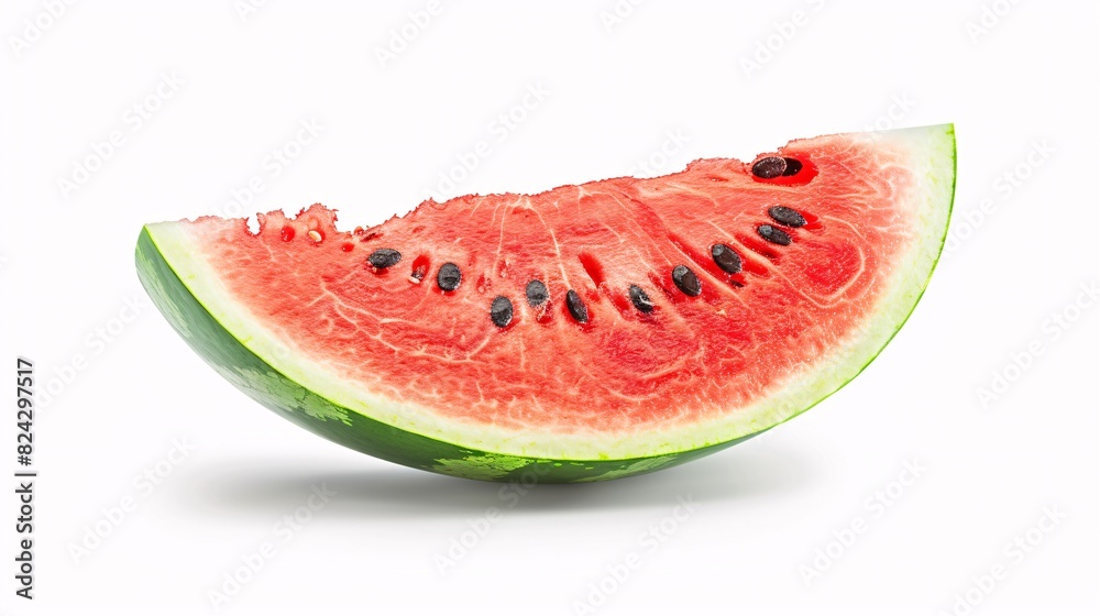 Falling watermelon isolated on white background Falling watermelon isolated on white background