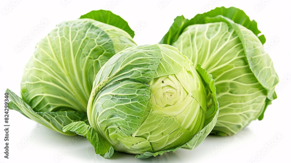 Fototapeta premium Cabbage isolated on white background