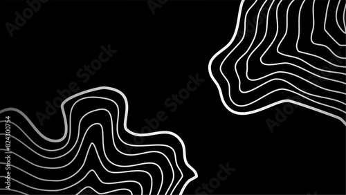 Topographic map contour background. topographic contour wallpaper. contour lines background. abstract wavy background. 
