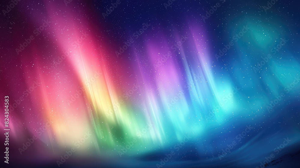 colorful aurora background