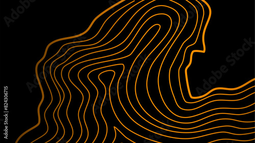 Topographic map contour background. topographic contour wallpaper. contour lines background. abstract wavy background. 