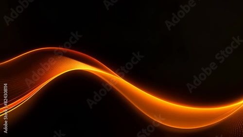 Black luxury corporate background with golden lines and shape. Seamless looping motion design. Video animation Ultra HD 4K 3840x2160
