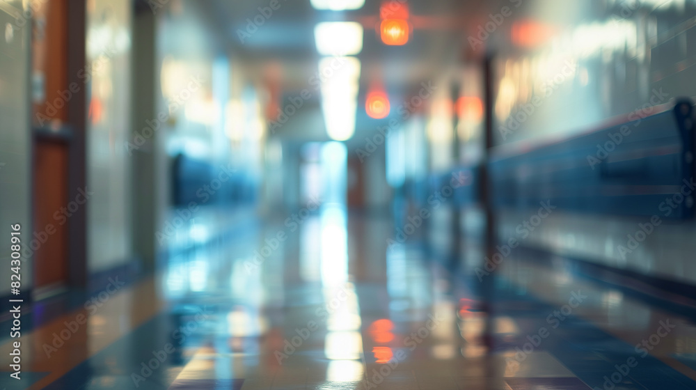 Blurred school background. Blurred school background.