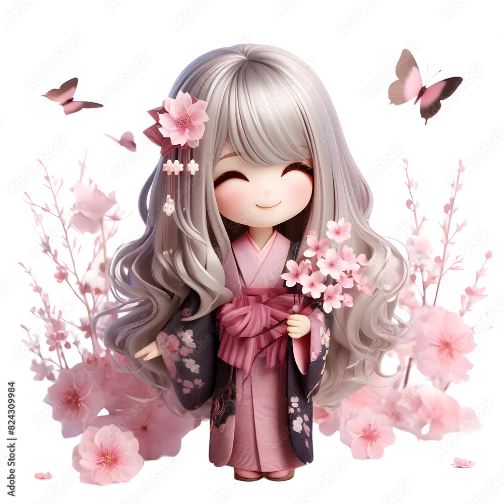 3d girl in Kimono 3d girl in Kimono