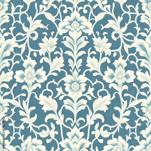 seamless pattern with flowers