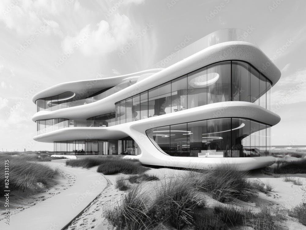 High tech houses in the desert High tech houses in the desert