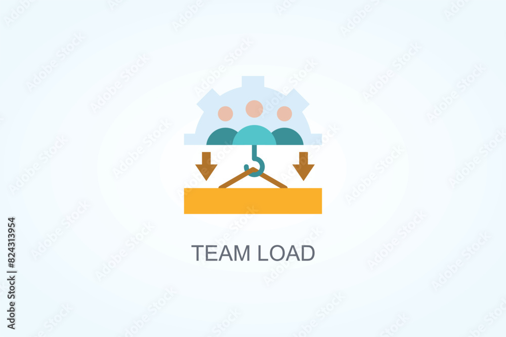 Team Load Vector Or Logo Sign Symbol Illustration Team Load Vector Or Logo Sign Symbol Illustration