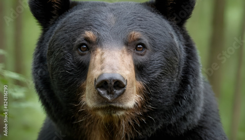 black bear close up