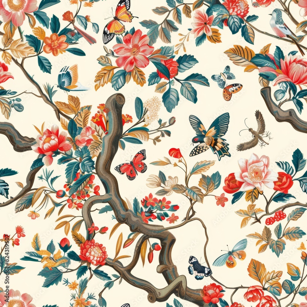 Obraz premium Beautiful seamless pattern