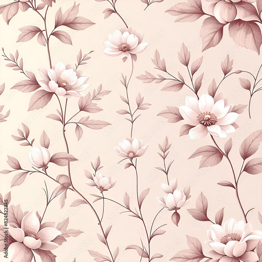 seamless pattern with flowers seamless pattern with flowers