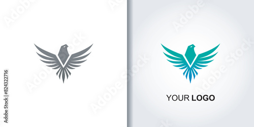 bird simple logo template