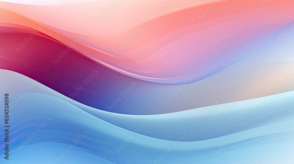 Fototapeta premium Abstract gradient background with overlapping transparent layers