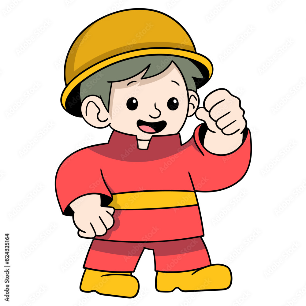 firefighter boy ready to extinguish fires anywhere firefighter boy ready to extinguish fires anywhere