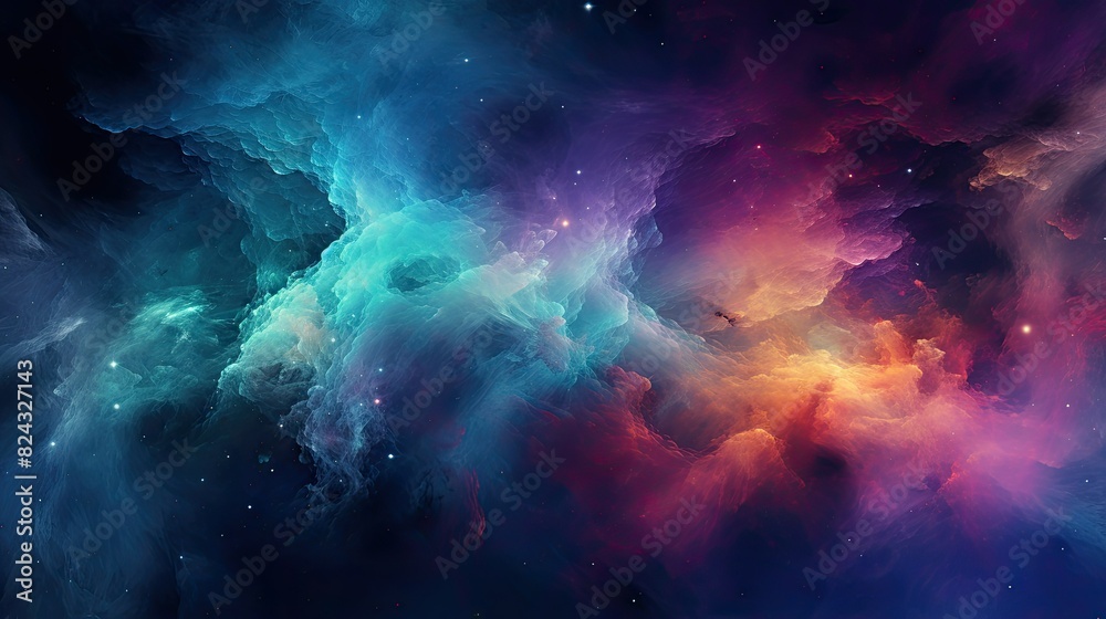 Gradient background resembling a galaxy with swirling colors Gradient background resembling a galaxy with swirling colors