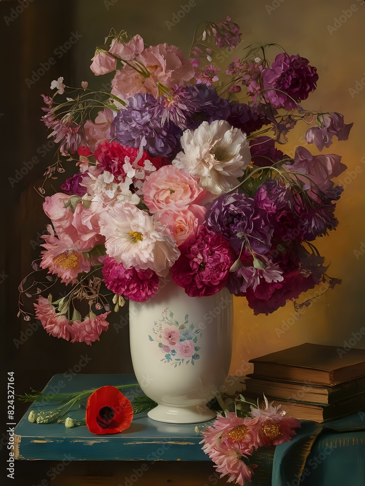 Elegant Bouquet with Books Elegant Bouquet with Books
