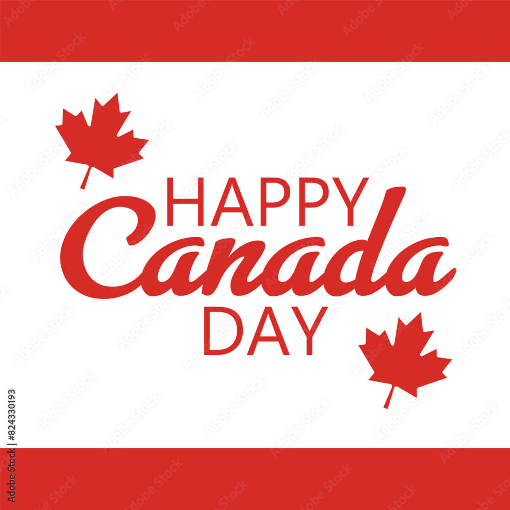 Vector artwork or illustration on Canada Day. Happy Canada Day. 1st July. Vector artwork or illustration on Canada Day. Happy Canada Day. 1st July.