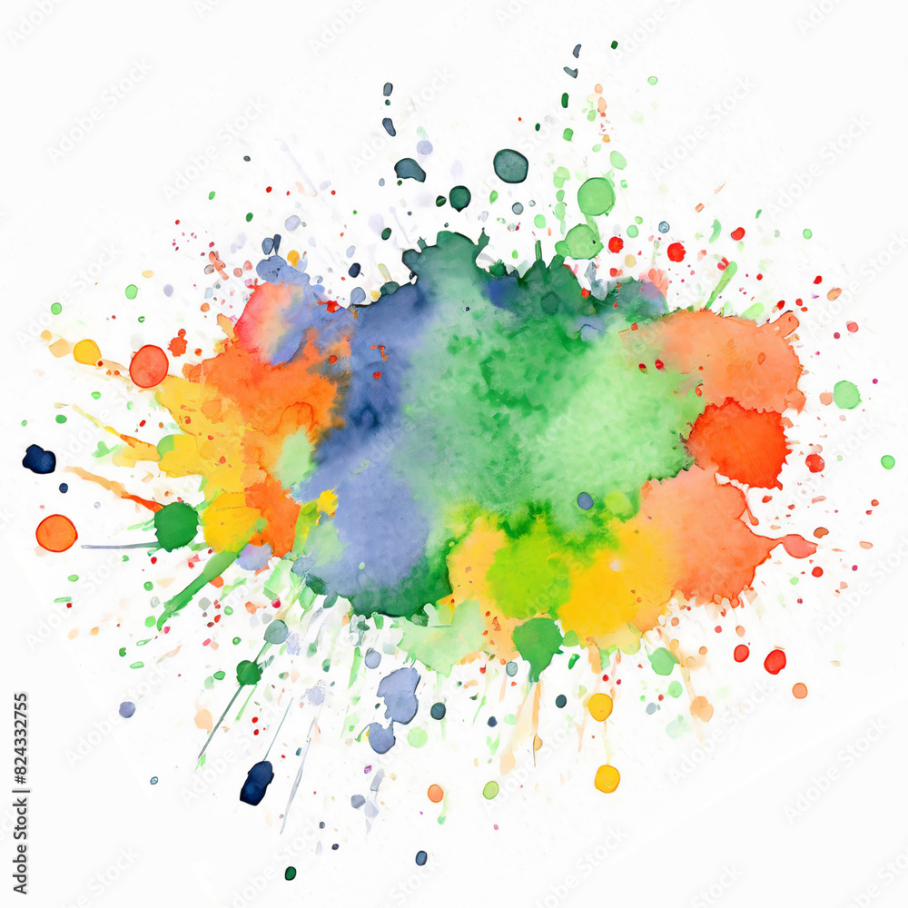 Paint brush colorful stroke. Abstract textured art illustration. Paint brush colorful stroke. Abstract textured art illustration.