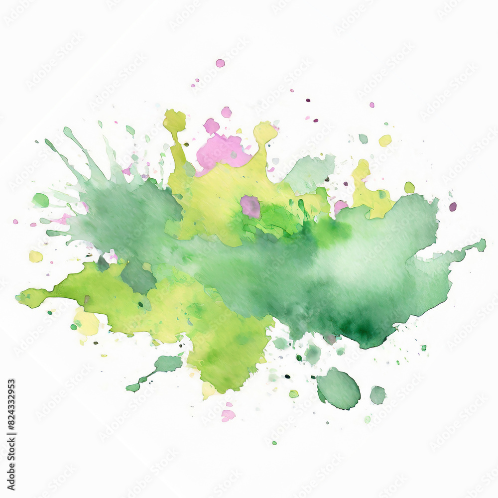 Fototapeta premium Paint brush colorful stroke. Abstract textured art illustration.