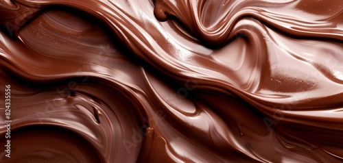 Abstract chocolate texture, milk and dark chocolate, cocoa swirl, coffeeinfused background, creamy chocolate waves