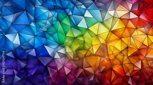 United in Color: A Geometric Pride Pattern with Endless Possibilities