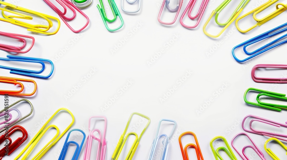 colorful paper clips colorful paper clips