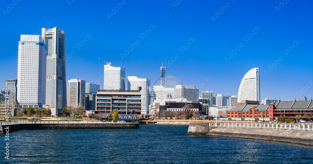 Fototapeta premium 横浜ベイエリア ワイド