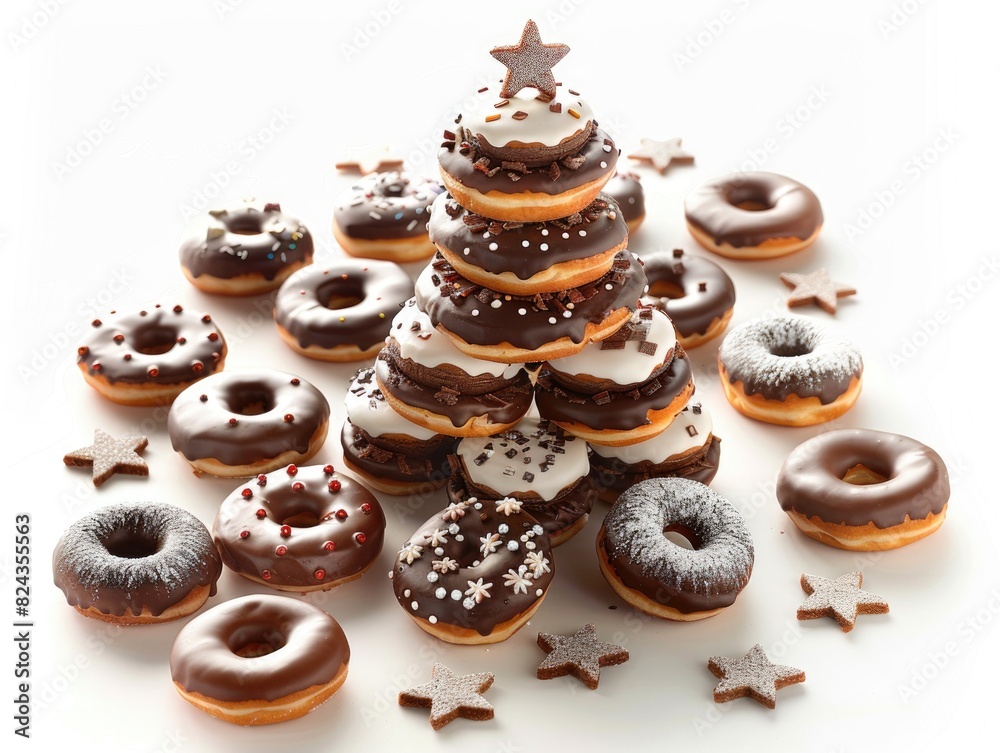 a pile of breads against a white background. a pile of breads against a white background.