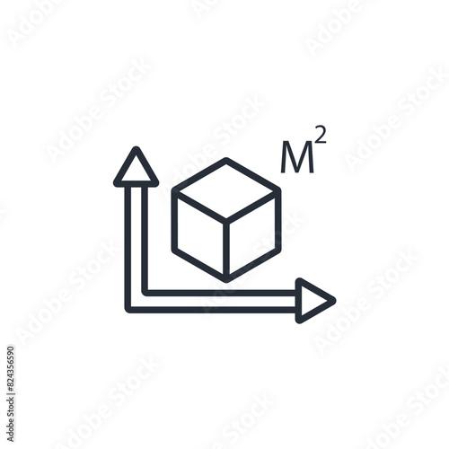 surface icon. vector.Editable stroke.linear style sign for use web design,logo.Symbol illustration.