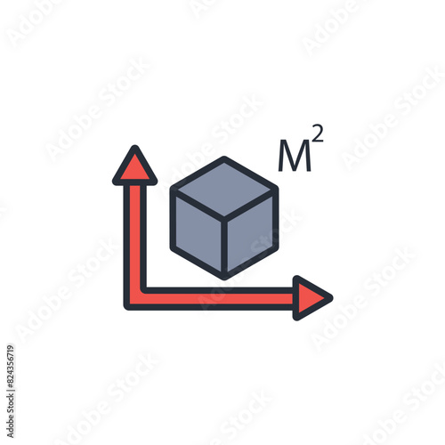 surface icon. vector.Editable stroke.linear style sign for use web design,logo.Symbol illustration.