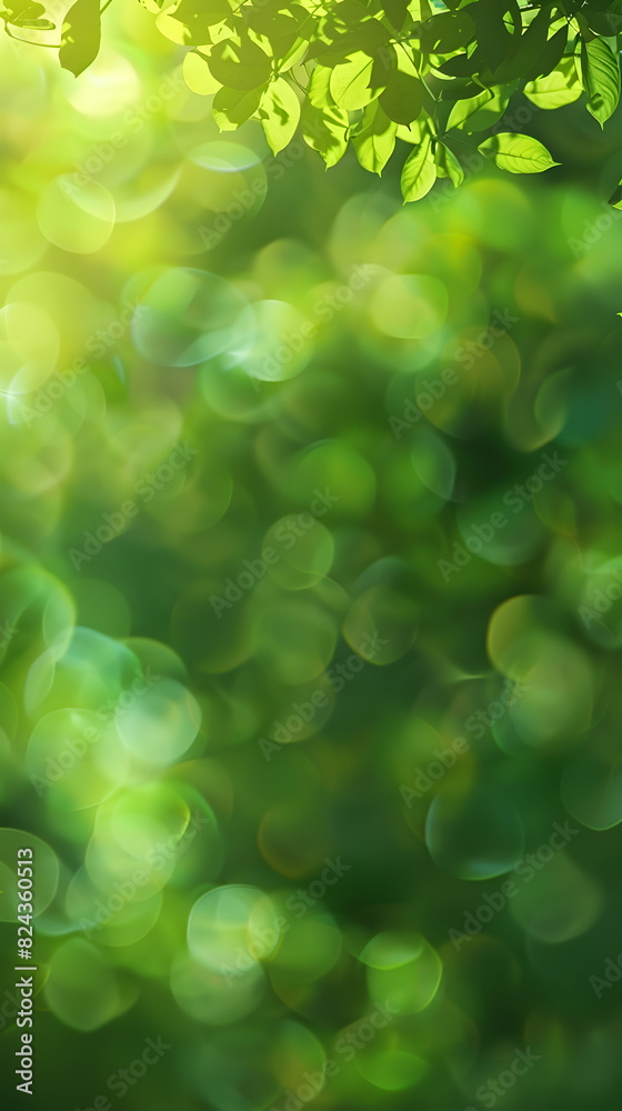 Green gradient background. Abstract blurry fresh green background Green gradient background. Abstract blurry fresh green background