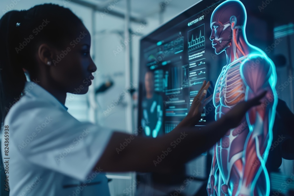 A close up of a physiotherapist guiding a patient through exercises A close up of a physiotherapist guiding a patient through exercises