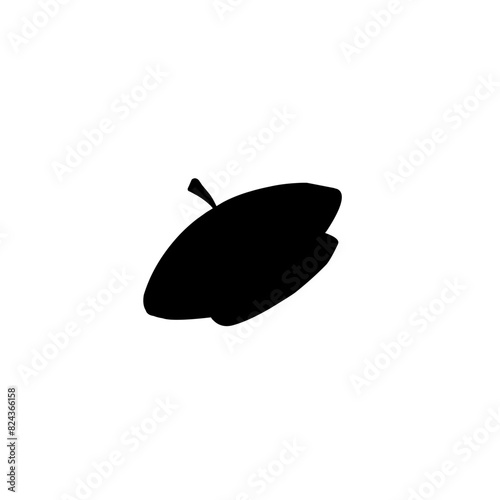 Beret French Hat Silhouette 