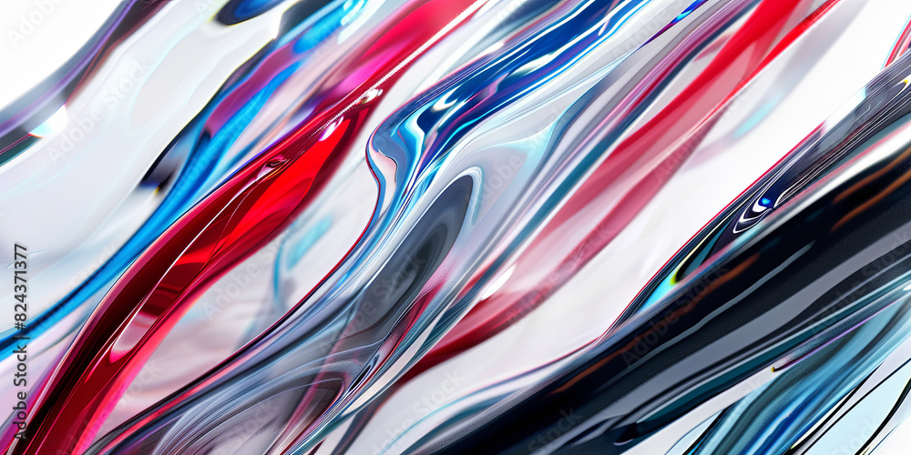 the linear colors, a white transparent glass should fluidly emerge, generative AI the linear colors, a white transparent glass should fluidly emerge, generative AI